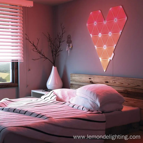 Triangle Smart Bedroom Decoration Led Panel Lights